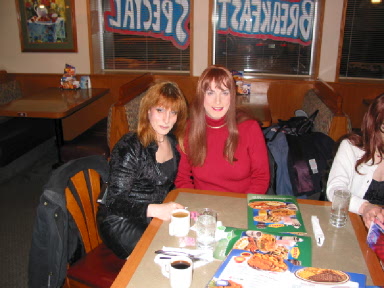 Nikki & Sabrina at Denny's